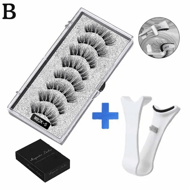 Reusable 3D Magnetic Eyelashes