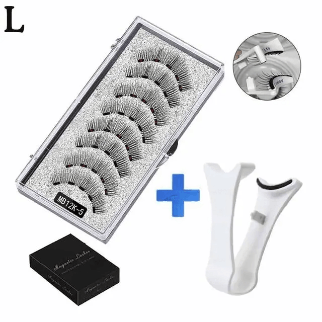 Reusable 3D Magnetic Eyelashes