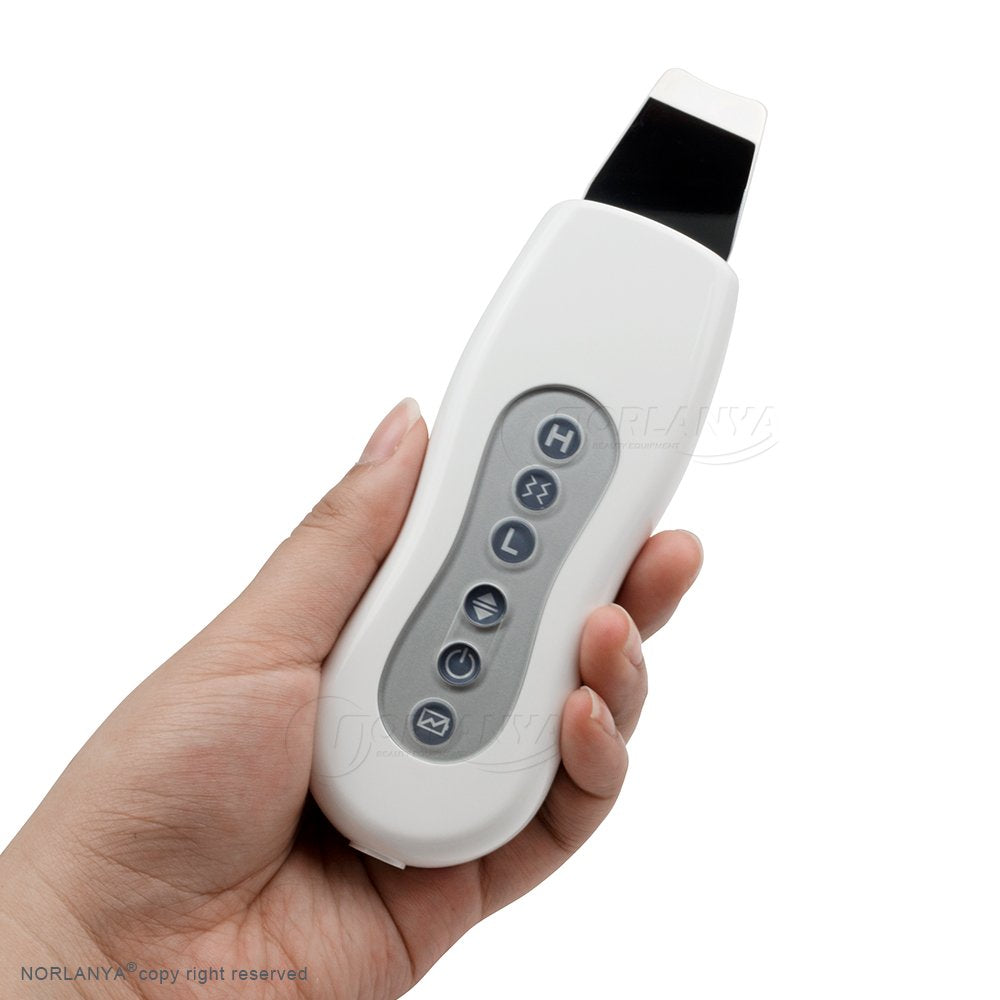 Skin Scrubber Spatula Blackhead Removal Skin Peeling Extractor Pores Cleanser Facial Scrubber - Gentle Hydro-Exfoliation - Cordless