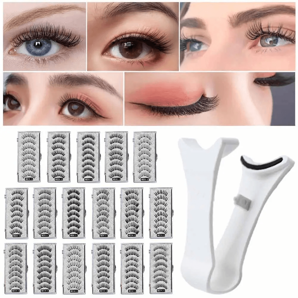 Reusable 3D Magnetic Eyelashes