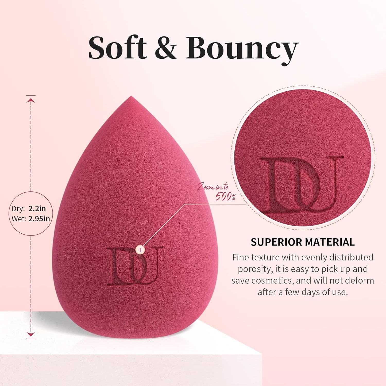 Christmas Sponges Makeup Blender Sponge for Blending Liquid Foundations, Powders and Creams
