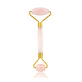 Natural Rose Quartz Facial Massage Crystal Stone Body Jade Massager Derma Roller Skincare Ice Roller Wrinkle Removal Beauty Tool