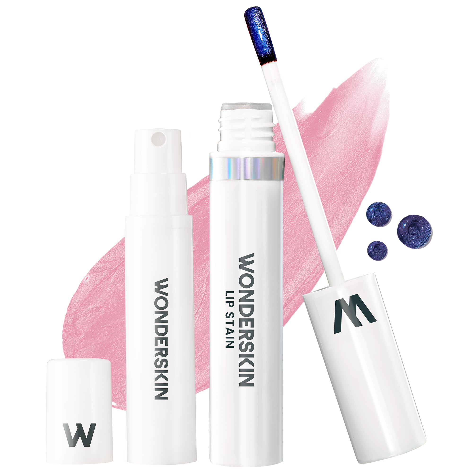 Wonderskin Wonder Blading All Day Lip Stain Peel Off Masque - Long Lasting, Waterproof and Transfer Proof Nude Lip Tint, Matte Finish Peel Off Lip Stain (Whimsical Masque)