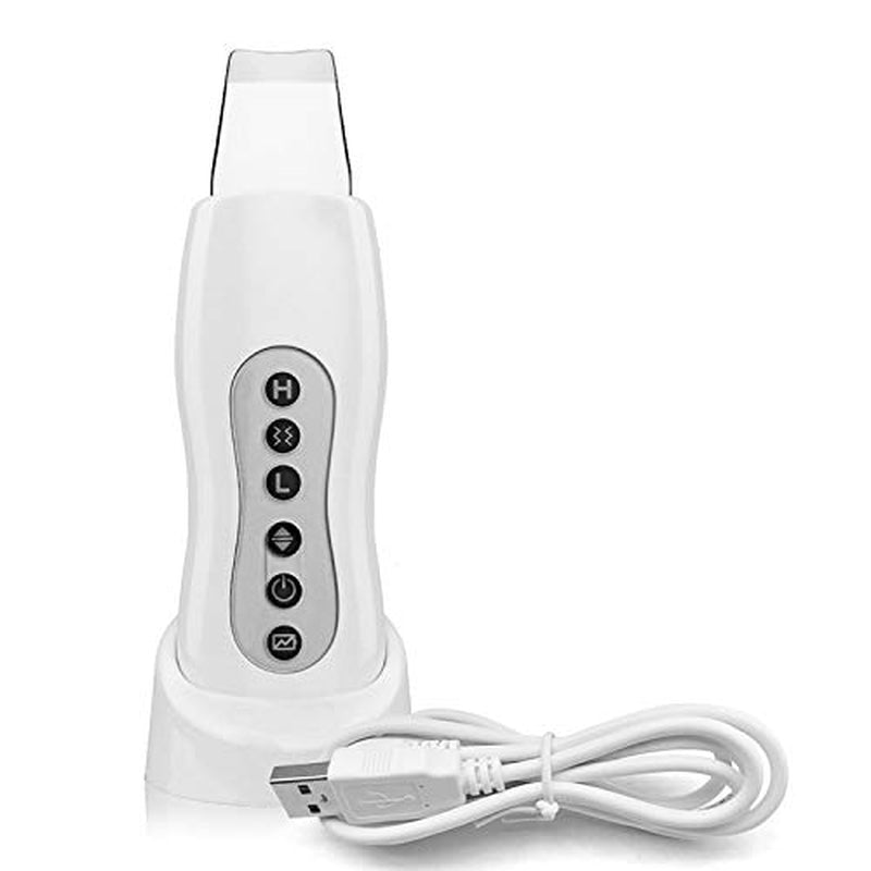 Skin Scrubber Spatula Blackhead Removal Skin Peeling Extractor Pores Cleanser Facial Scrubber - Gentle Hydro-Exfoliation - Cordless