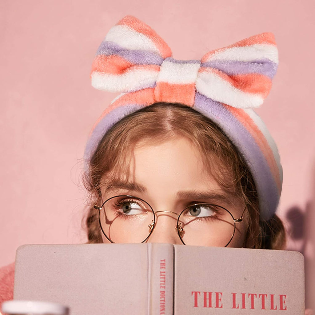 8-Pack Spa Headband, Stocking Stuffers for Women Teen Girls, Mom, Girlfriend, Makeup Headband for Washing Face, Skincare, Christmas Spa Gifts Basket Party Supplies