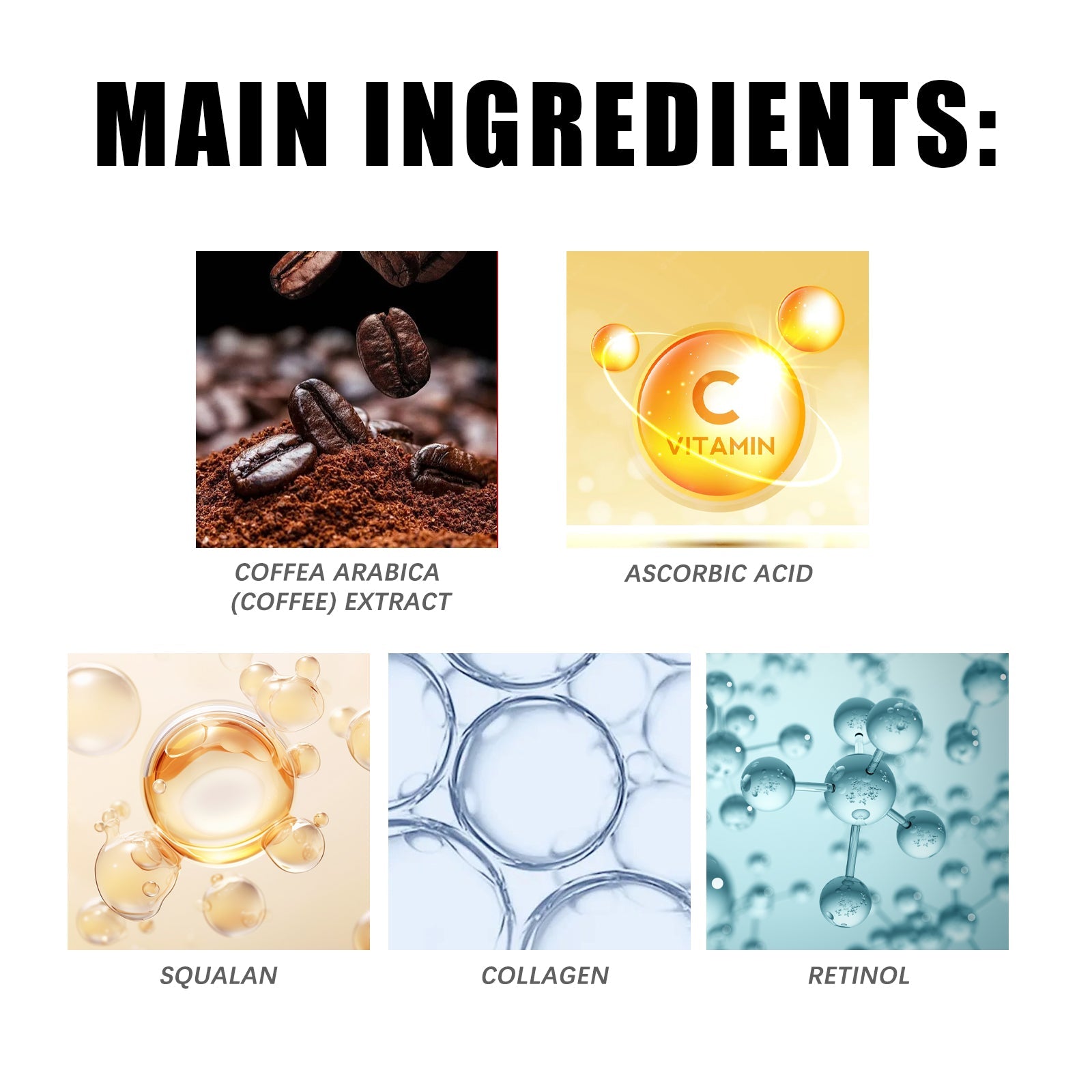 Caffeine Face Anti-Wrinkle Serum,