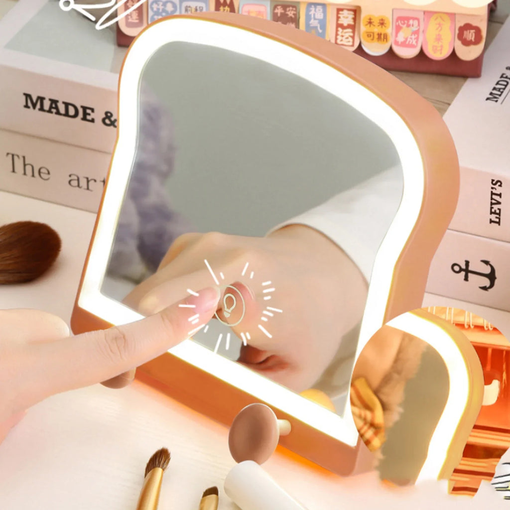 Toast LED Makeup Mirror