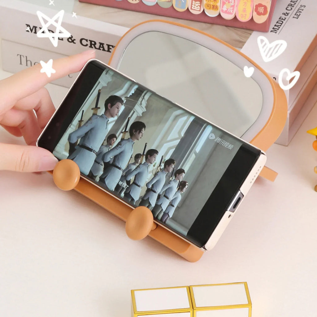 Toast LED Makeup Mirror