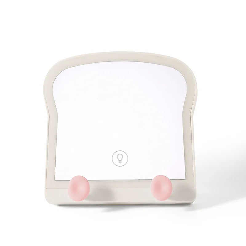 Toast LED Makeup Mirror