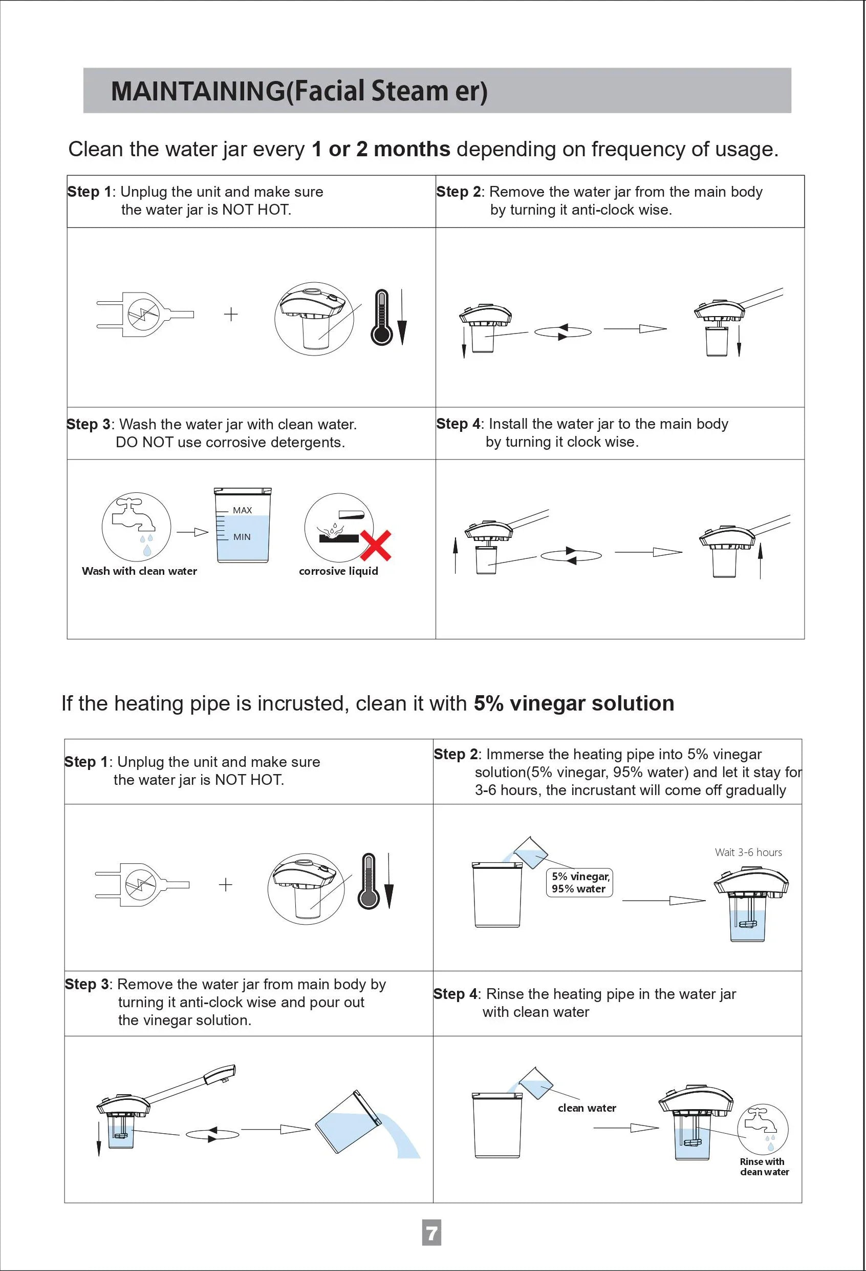 Skin Care Whitening Hot Facial Steamer Vaporizer Salon Home Spa SprayerWarm Mist Humidifier for Face Deep Cleaning