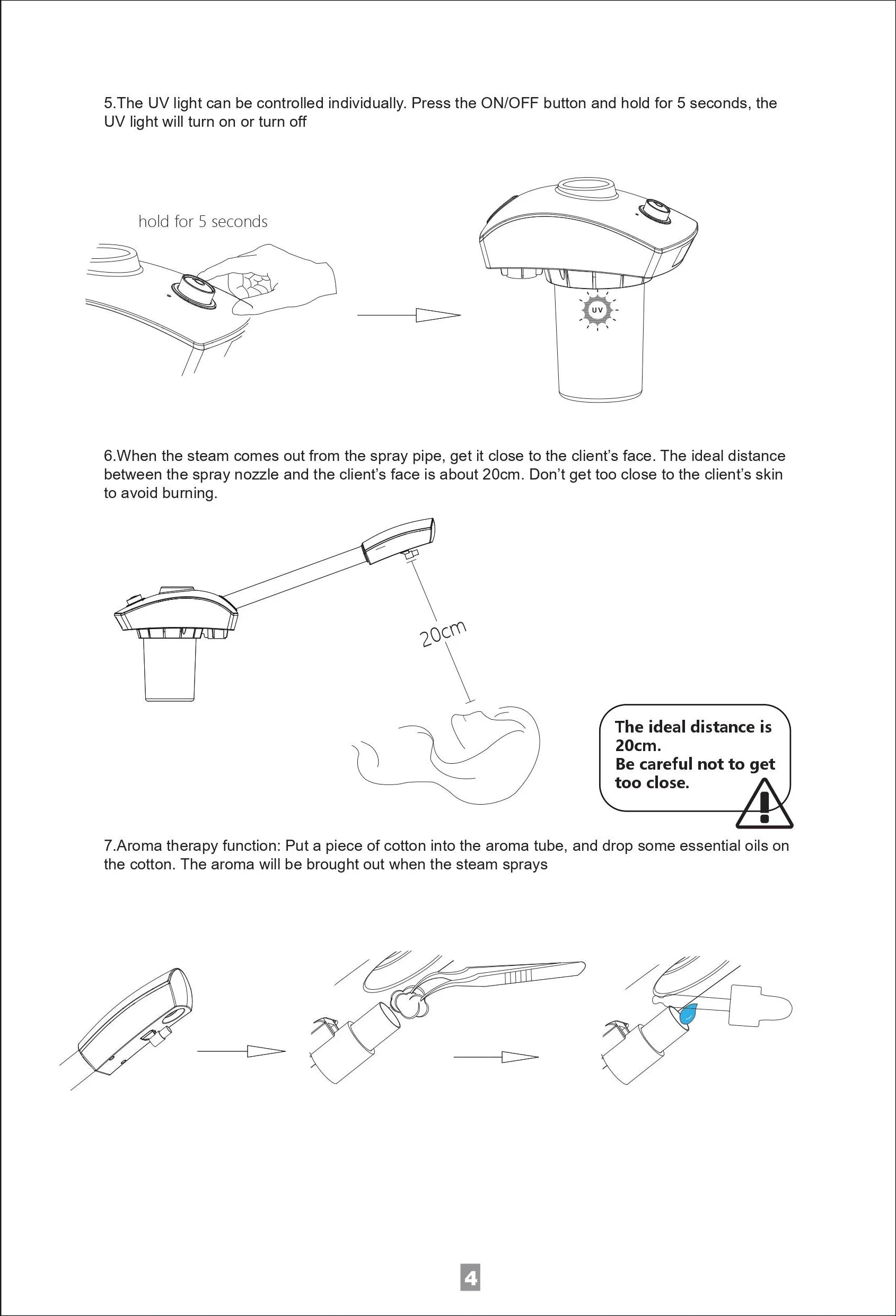 Skin Care Whitening Hot Facial Steamer Vaporizer Salon Home Spa SprayerWarm Mist Humidifier for Face Deep Cleaning