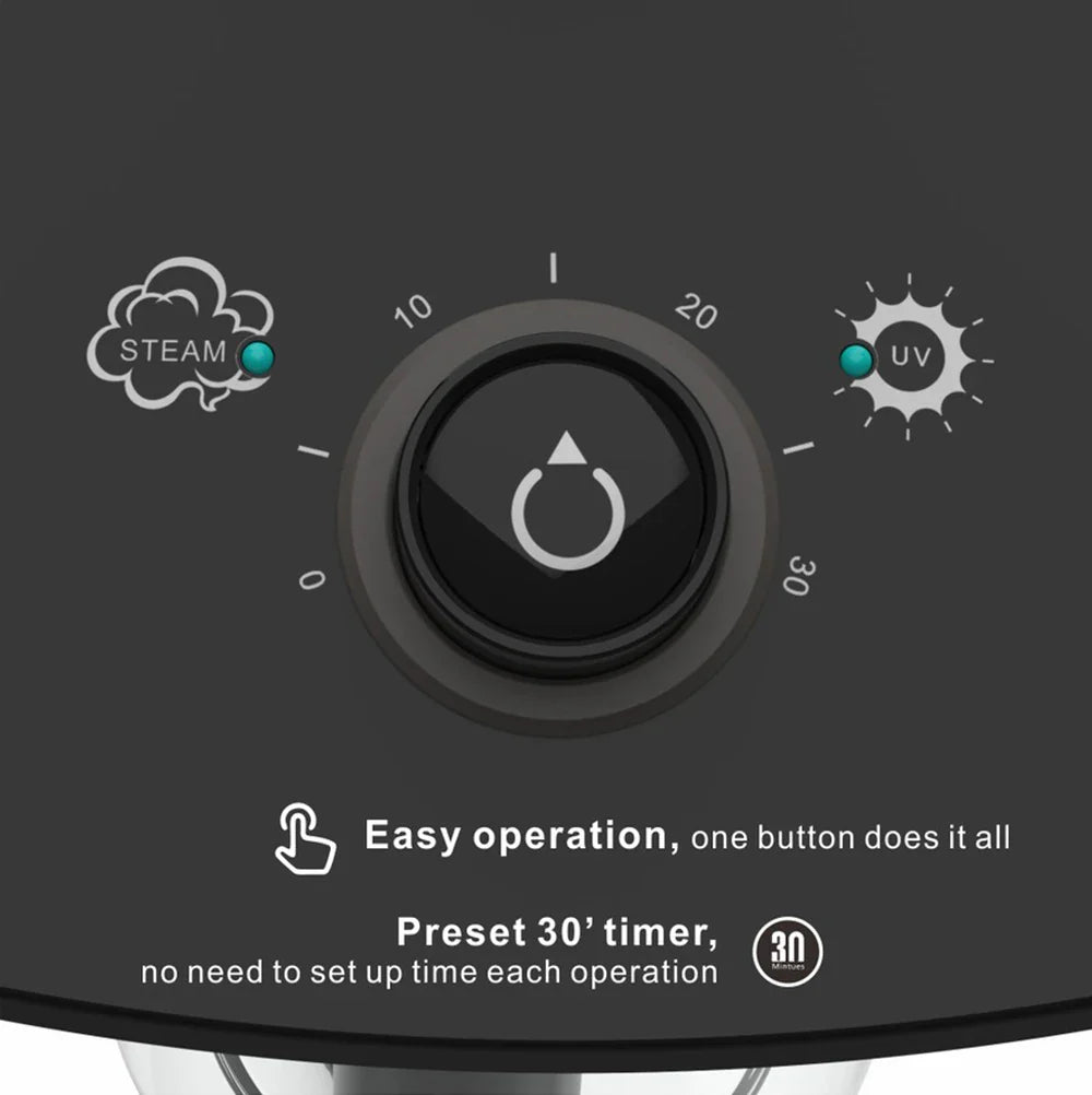 Skin Care Whitening Hot Facial Steamer Vaporizer Salon Home Spa SprayerWarm Mist Humidifier for Face Deep Cleaning