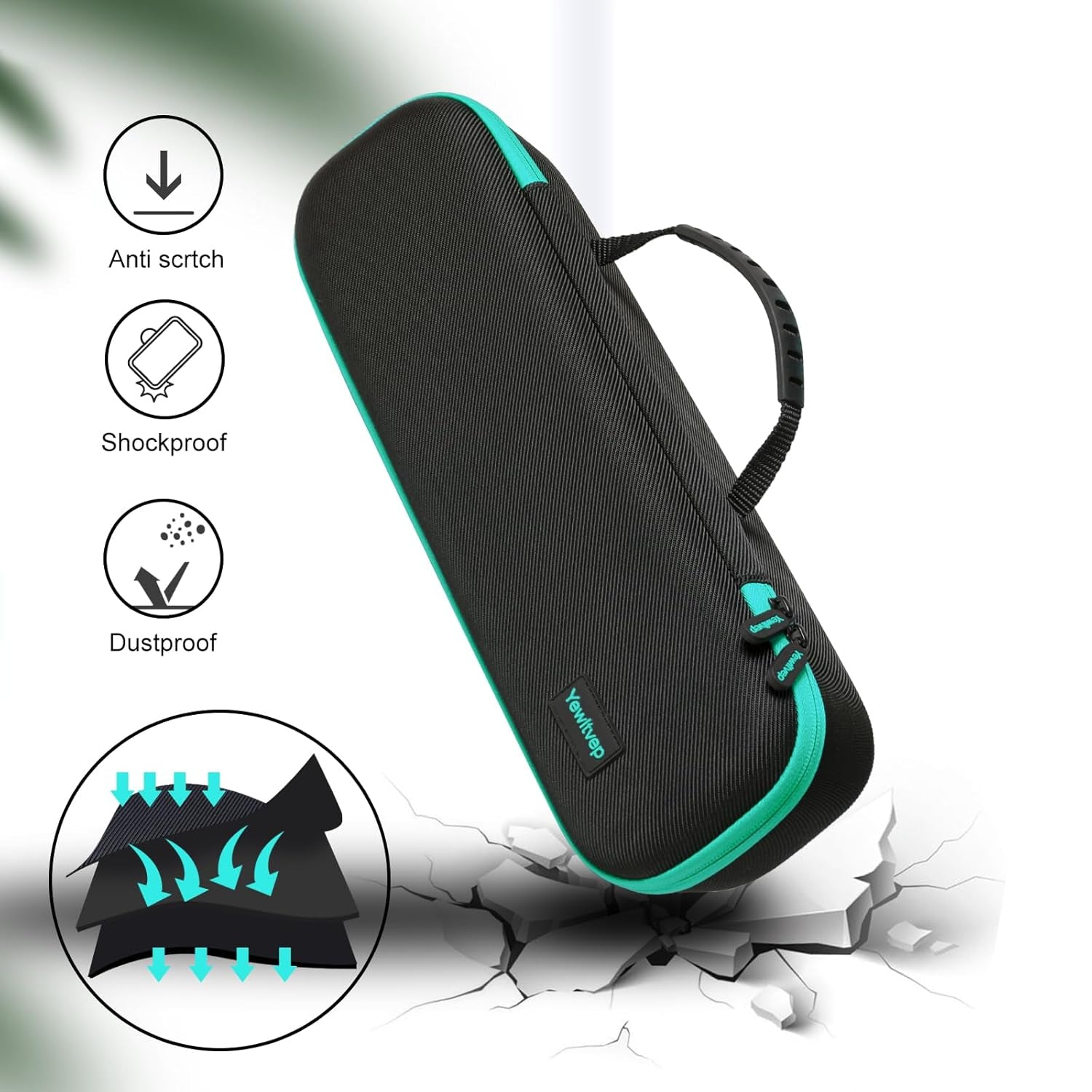 Case for Revlon One Step Volumizer plus Hair Dryer and Styler, Hard Travel Case for Revlon One Step Volumizer plus 2.0 Hair Dryer Brush HAIR Le Volume 2-In-1 Titanium Blow Dryer Brush Storage Bag