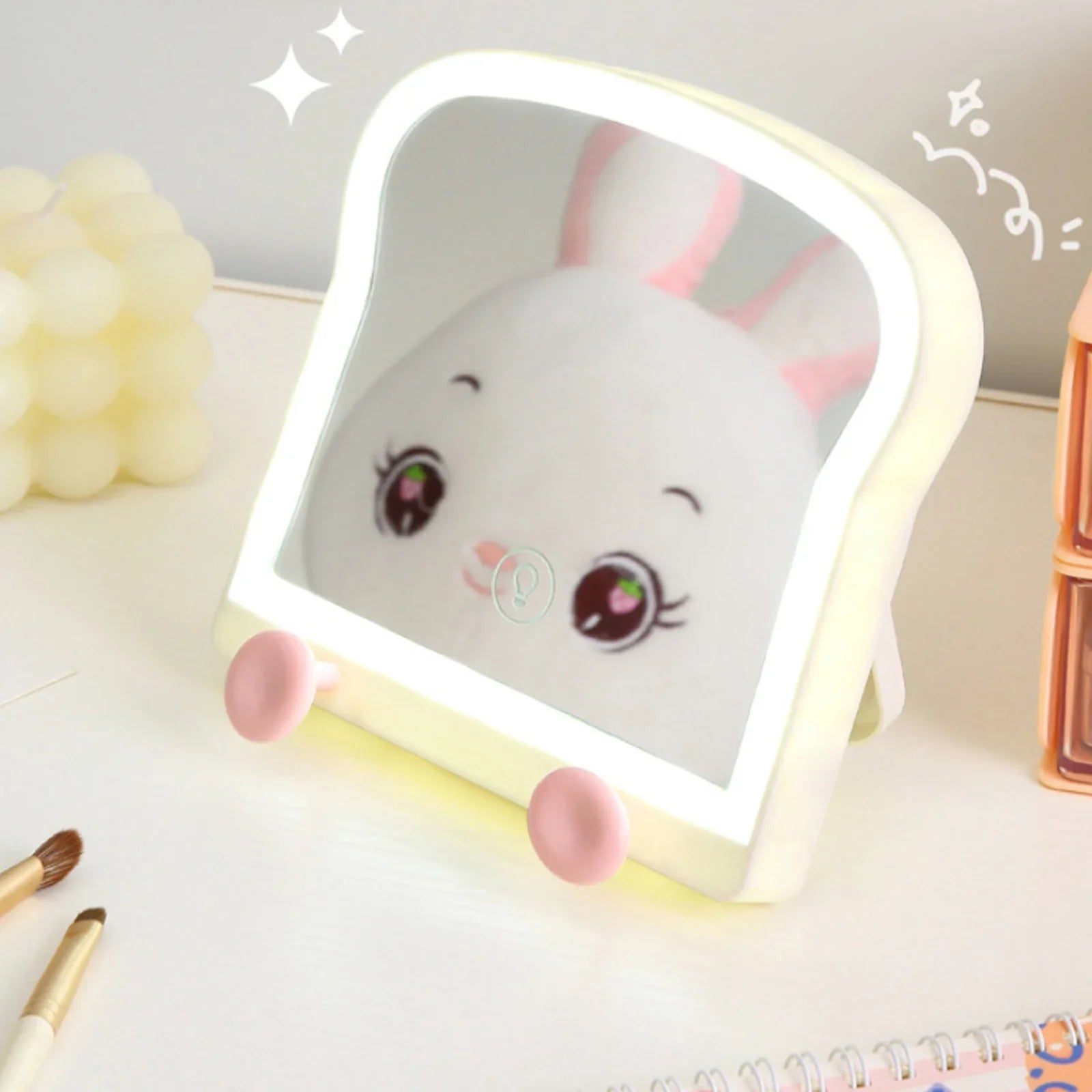 Toast LED Makeup Mirror