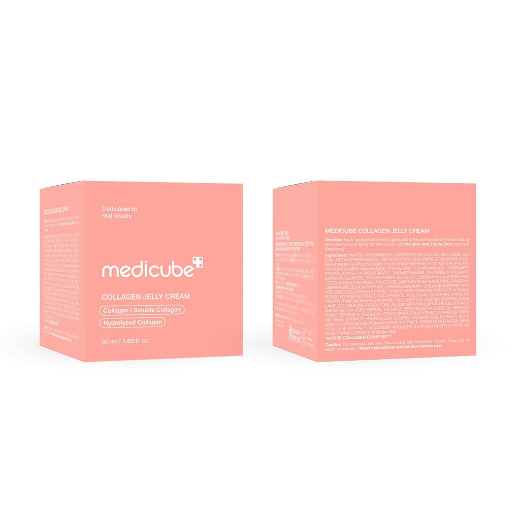 medicube Collagen Jelly Cream- Niacinamide & Freeze-Dried Hydrolyzed Collagen-Boosts skin barrier hydration & gives 24h Glow & Firmer looking skin | No artificial color, Korean skincare (3.71 fl.oz.)