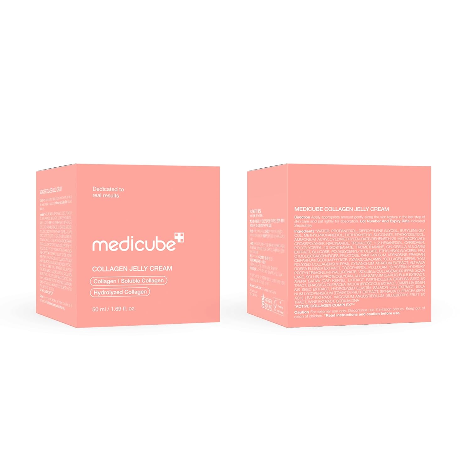 medicube Collagen Jelly Cream- Niacinamide & Freeze-Dried Hydrolyzed Collagen-Boosts skin barrier hydration & gives 24h Glow & Firmer looking skin | No artificial color, Korean skincare (3.71 fl.oz.)