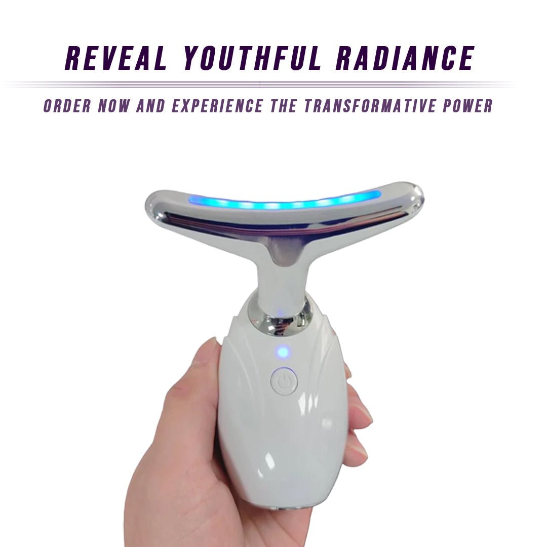 Neck & Face Lifting LED Therapy Massager- Skin Tightening & Anti-aging Device