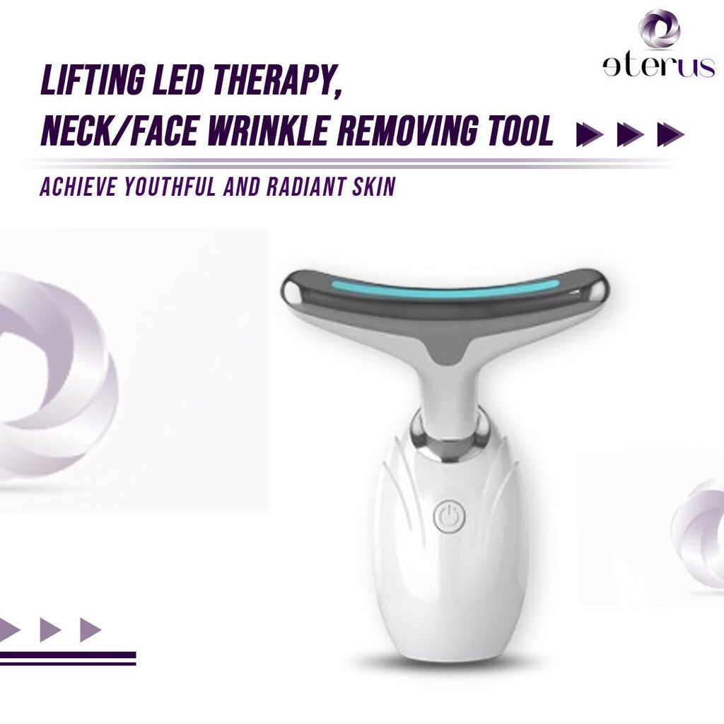 Neck & Face Lifting LED Therapy Massager- Skin Tightening & Anti-aging Device